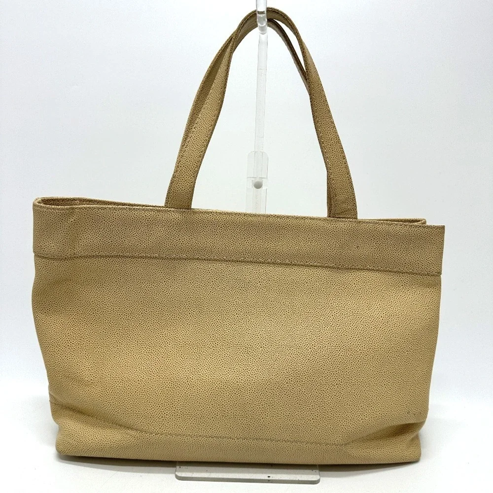 CHANEL Cream Tote Bag